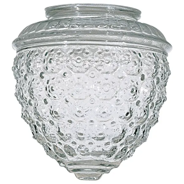 This 6-inch tall pineapple glass shade brings timeless elegance to hall and porch lighting. The decorative textured pattern diffuses light beautifully while the 3.25-inch fitter ensures compatibility with standard fixtures.