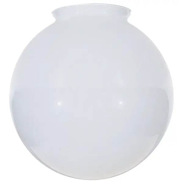 This 8-inch glossy white ball shade offers a timeless, clean aesthetic perfect for updating existing fixtures. The 4-inch fitter ensures broad compatibility with standard light bases.