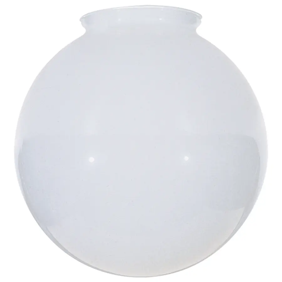8-Inch Glossy White Ball Shade