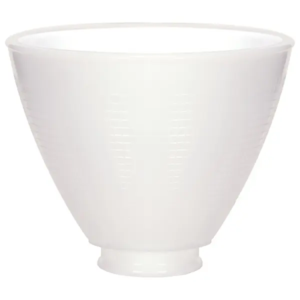 This 6-inch I.E.S. shade provides efficient downward light distribution ideal for task lighting applications. The classic reflector design maximizes light output while minimizing glare.