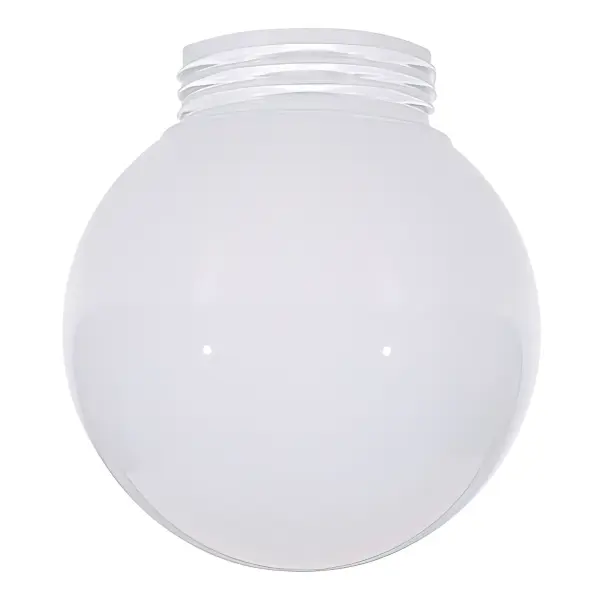 This 6-inch opal ball glass globe shade offers timeless styling with soft, diffused light. The inside white spray finish ensures even illumination while the 3-11/64" screw fitter provides broad compatibility.