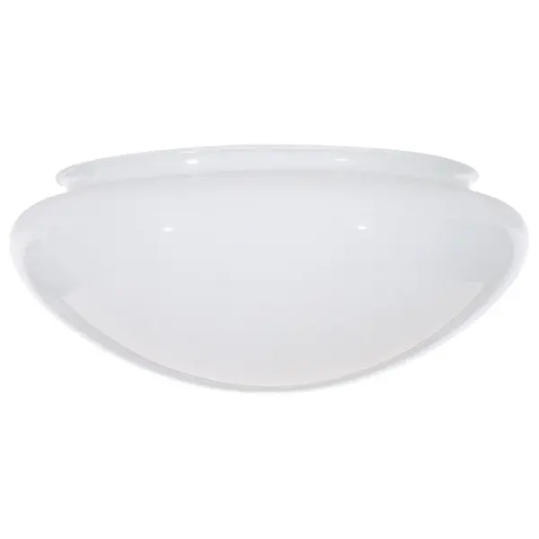 This 8-inch mushroom glass shade features a sprayed white interior that maximizes light output while providing soft, diffused illumination. The versatile design works as a replacement shade or new installation.