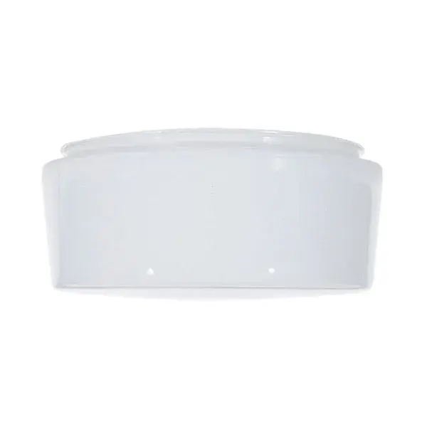 6 Inch White Drum Glass Shade