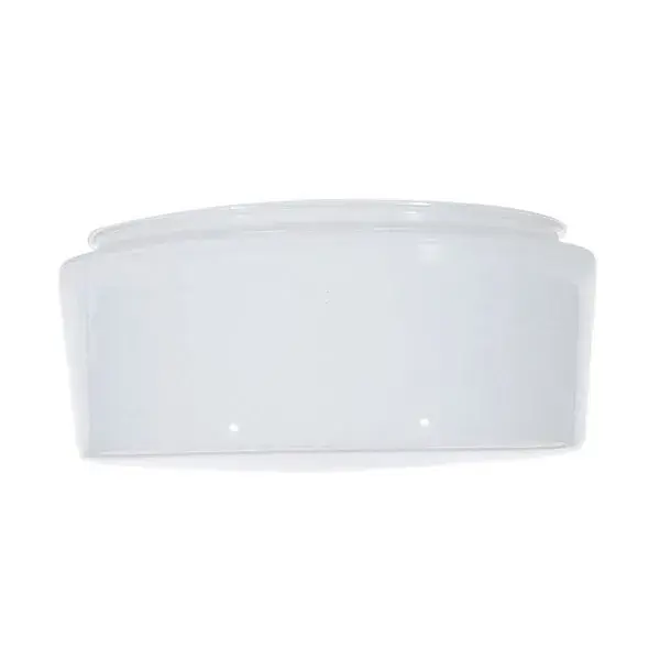 10 Inch White Drum Glass Shade