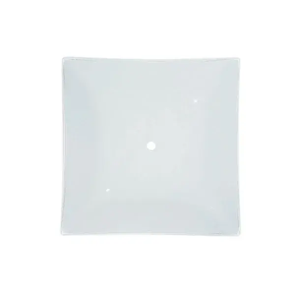 This 14-inch square glass shade in white finish offers a versatile replacement option for updating existing fixtures. The clean geometric design works across multiple room types and design styles.