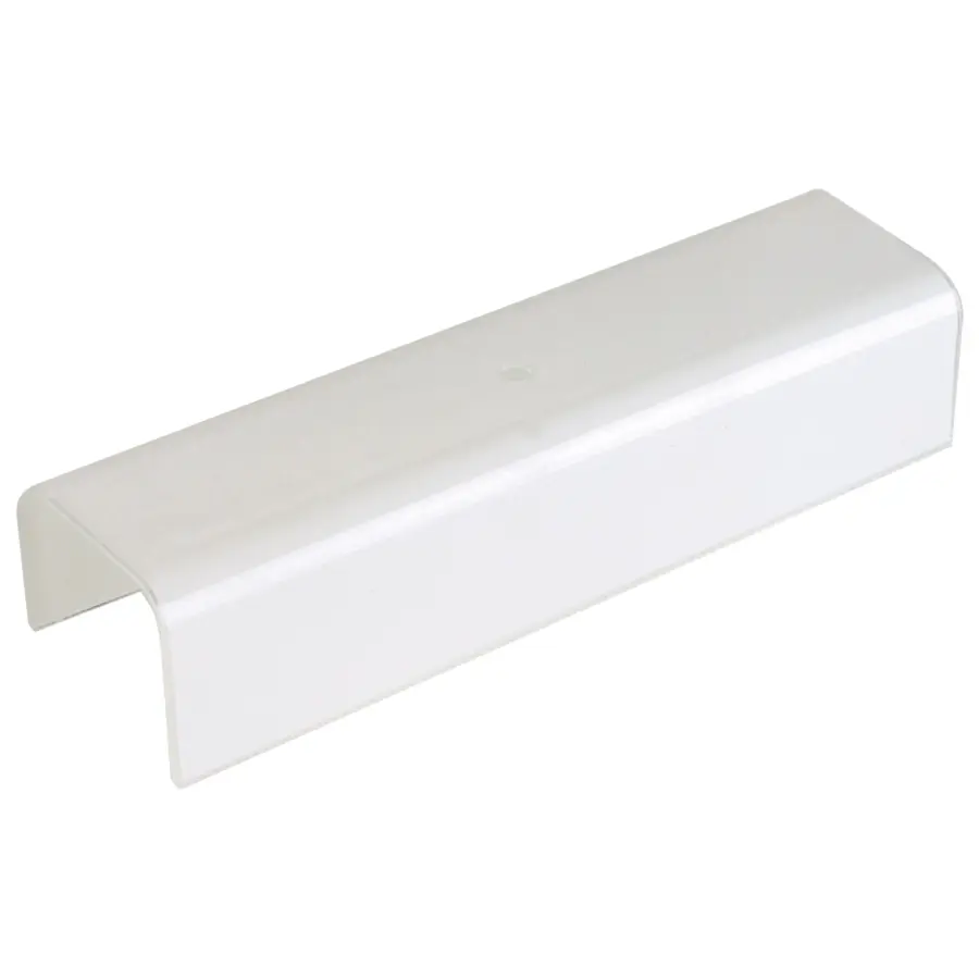 7" U-Bend White Glass Shade