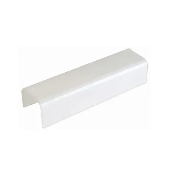 14" U-Bend White Glass Shade