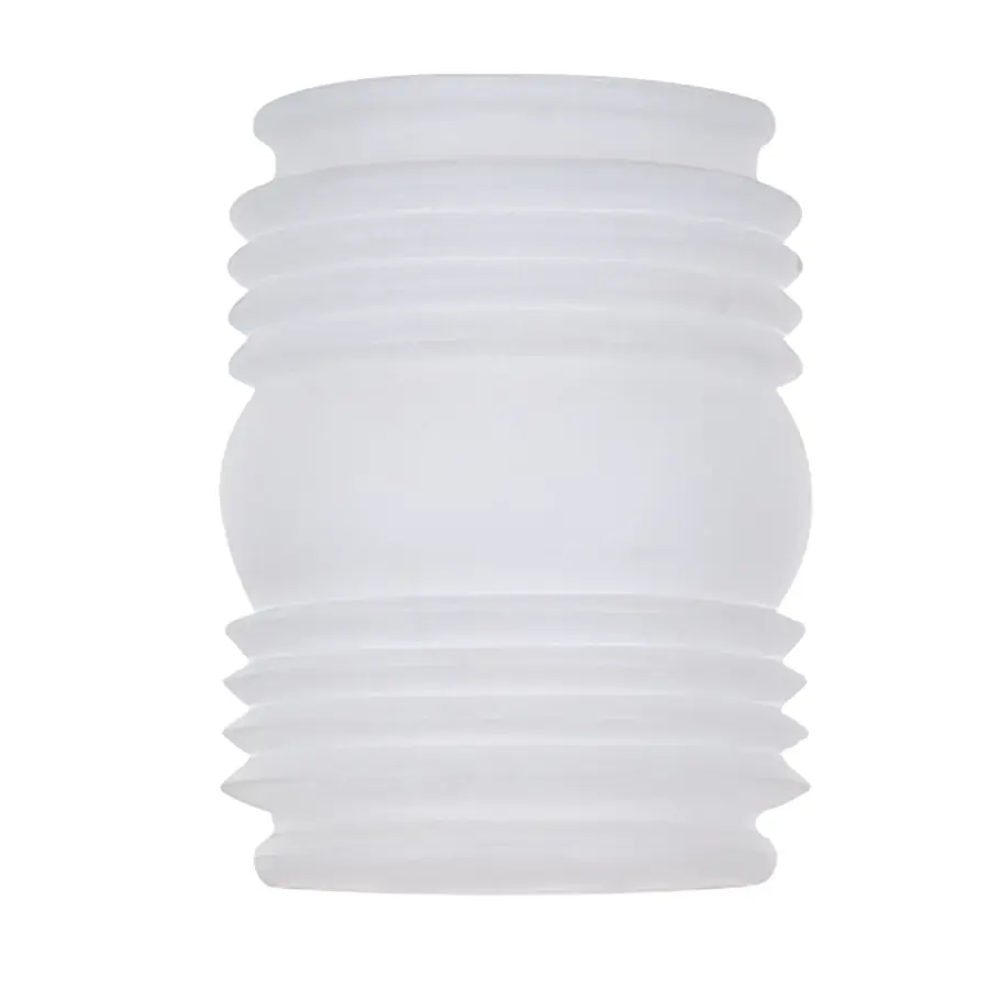 Mason Jar Frosted White Glass Shade