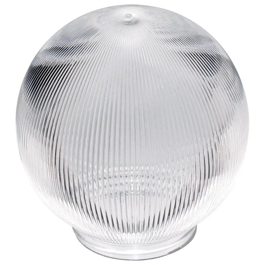 Clear Prismatic Ball Globe - 6 Inch
