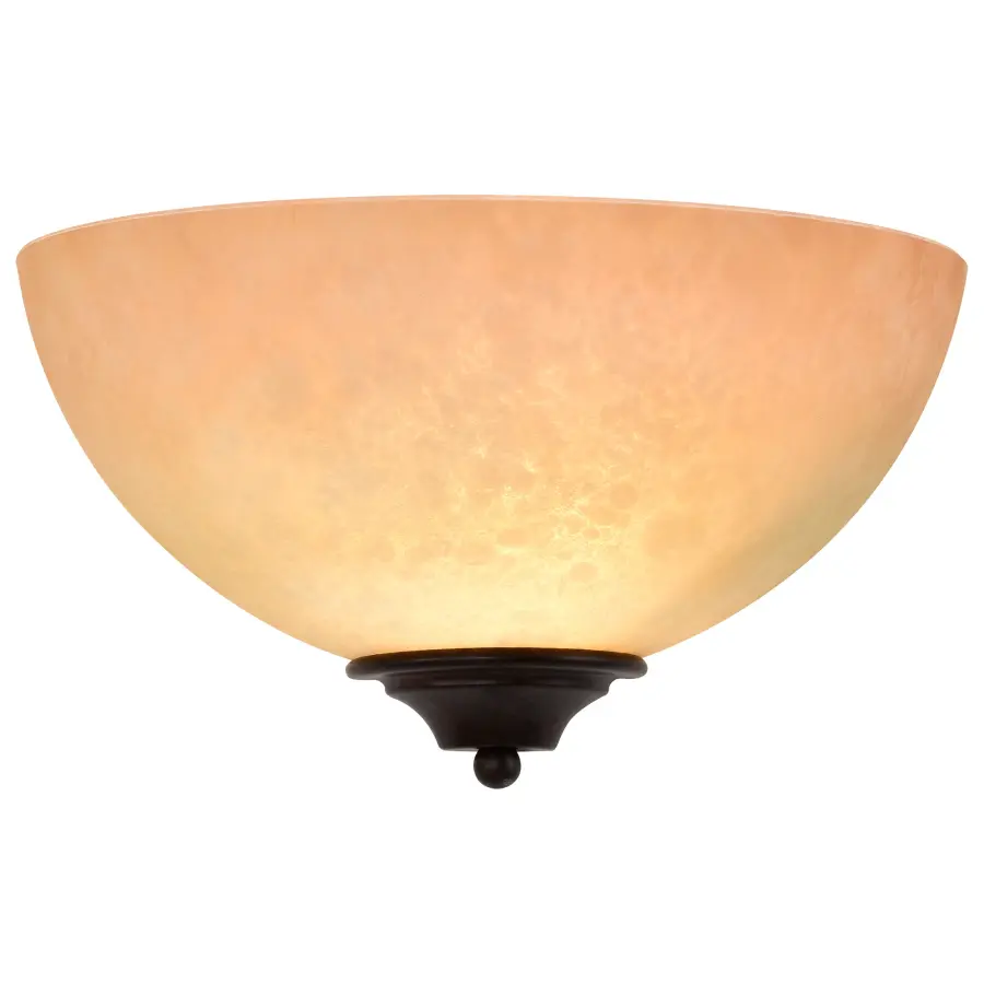 Tapas 1-Light Wall Sconce with Tuscan Suede Glass - Image 3