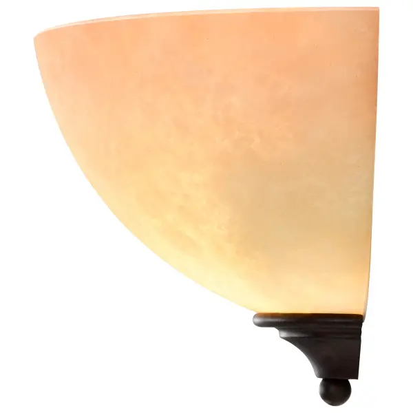 Tapas 1-Light Wall Sconce with Tuscan Suede Glass - Image 5