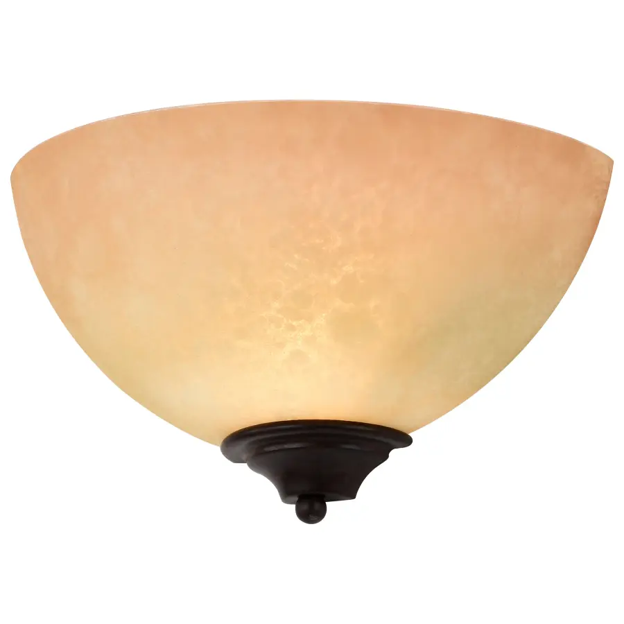 Tapas 1-Light Wall Sconce with Tuscan Suede Glass - Image 7