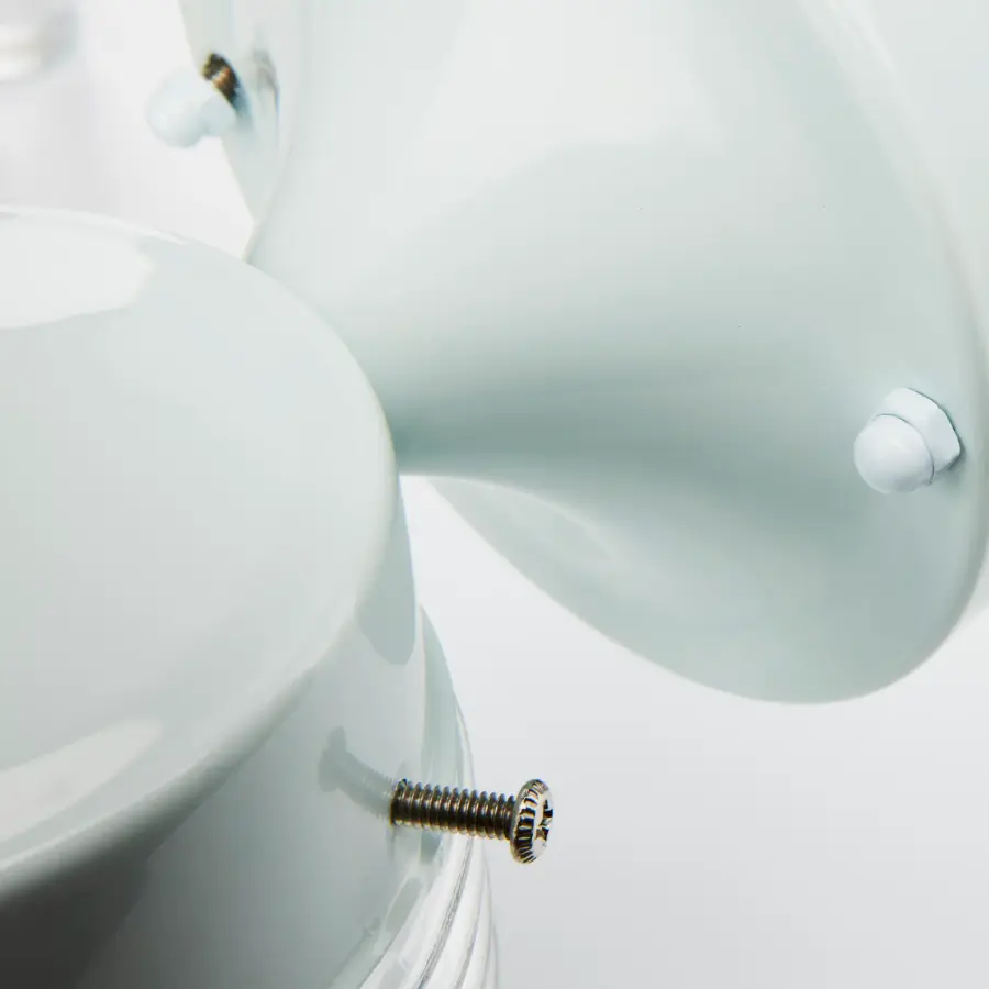 White Mason Jar Outdoor Wall Sconce with Clear Glass - Image 5