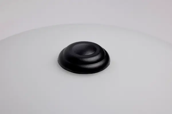 11" Matte Black Flush Mount with Opal Glass - 2 Light - Image 10