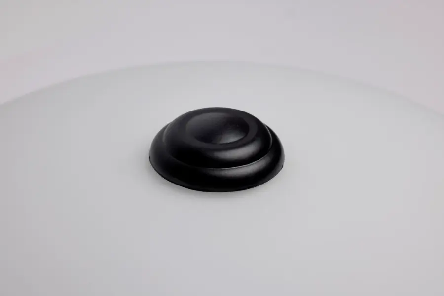 11" Matte Black Flush Mount with Opal Glass - 2 Light - Image 10
