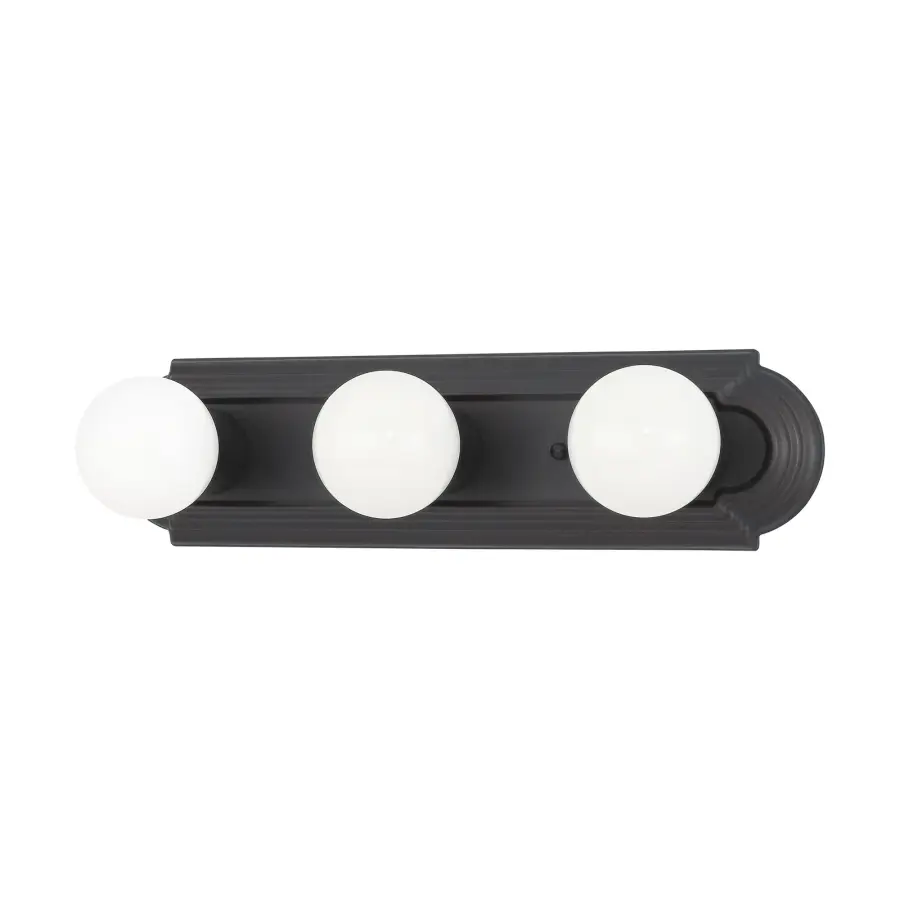 3-Light Racetrack Vanity Light - 18 Inch - Image 1
