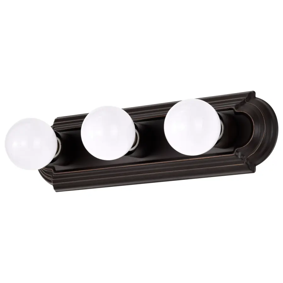 3-Light Racetrack Vanity Light - 18 Inch - Image 3