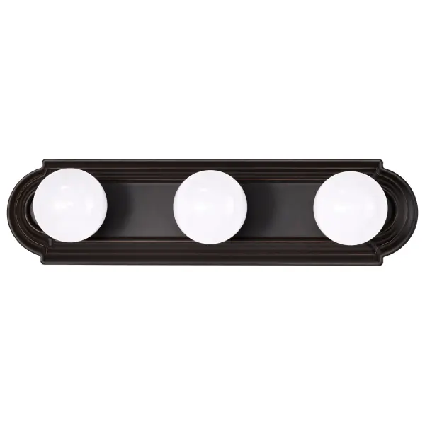 3-Light Racetrack Vanity Light - 18 Inch - Image 6