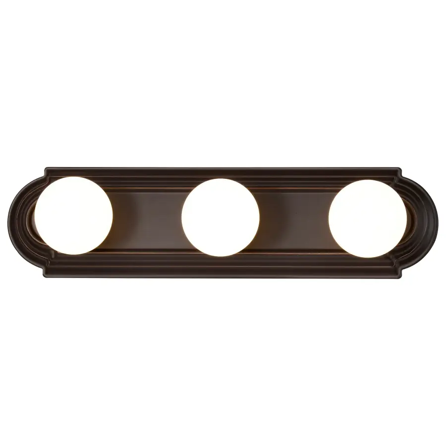 3-Light Racetrack Vanity Light - 18 Inch - Image 7