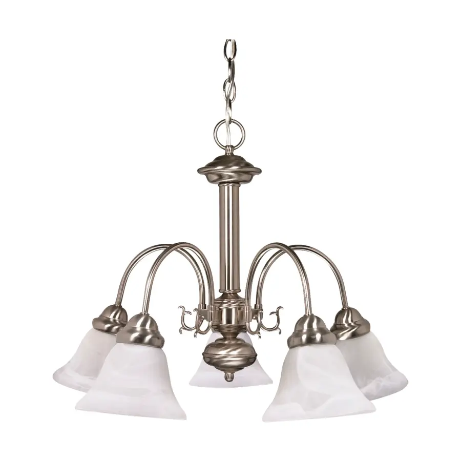 Ballerina 5-Light Chandelier with Alabaster Glass - Image 1