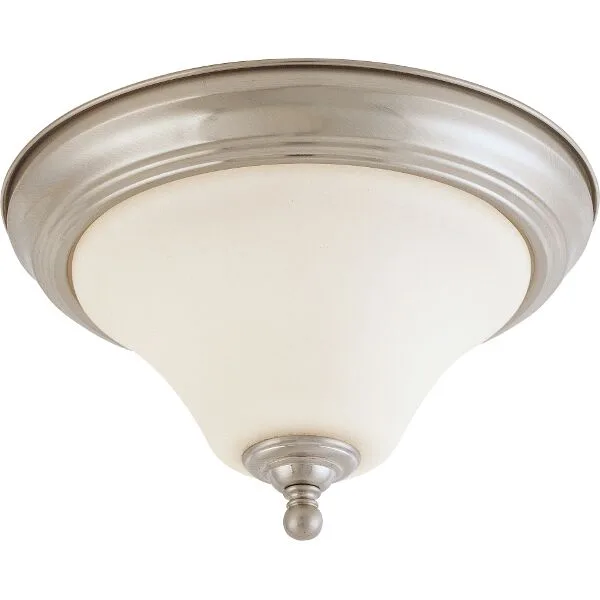 Dupont 1-Light Flush Mount with Satin White Glass
