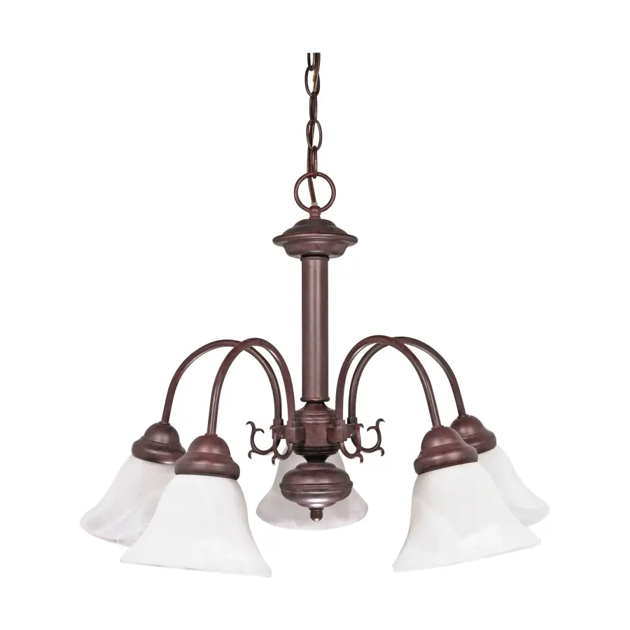 Ballerina 5-Light Chandelier with Alabaster Glass