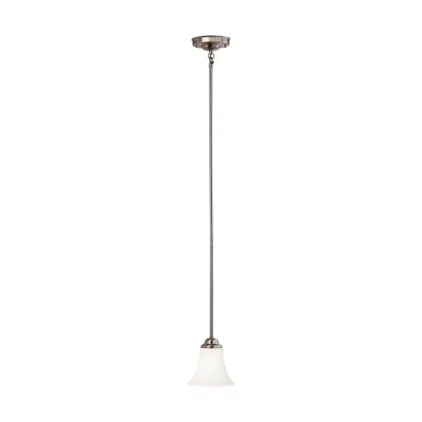 Dupont Mini Pendant with Satin White Glass