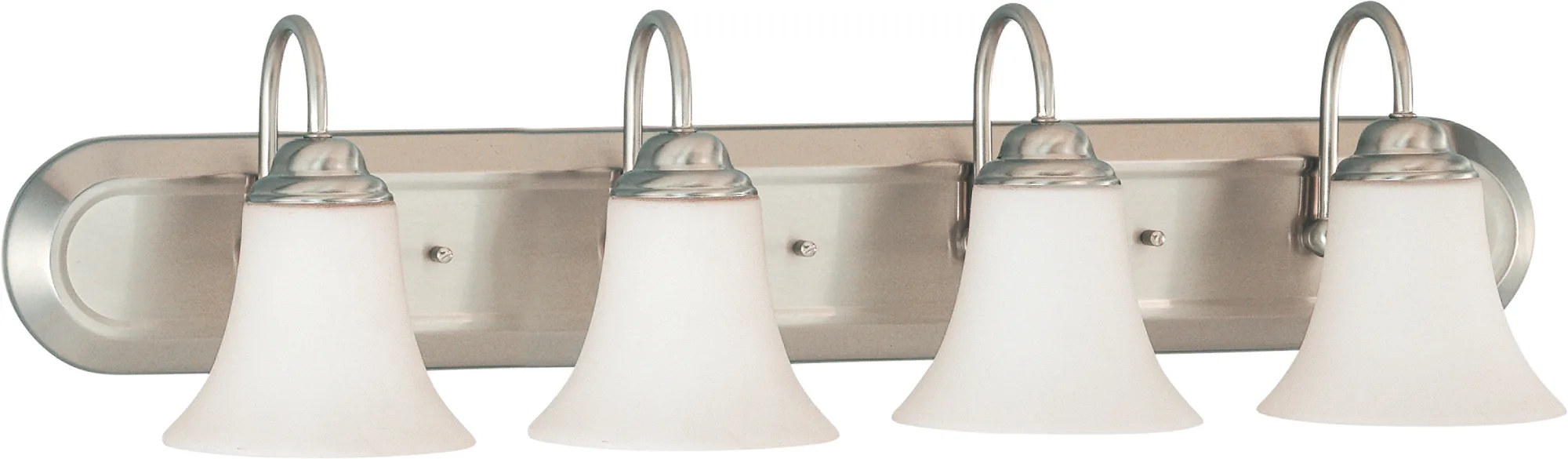 Dupont 4-Light Vanity with Satin White Glass