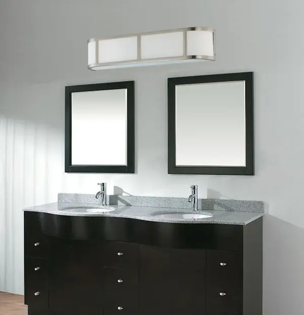 Odeon 3-Light Wall Sconce with Satin White Glass - Image 2