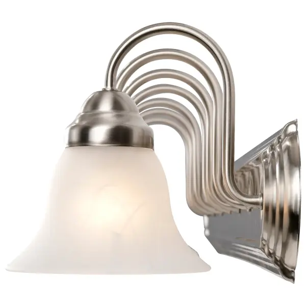Ballerina 7-Light Vanity with Alabaster Glass Bell Shades - Image 7
