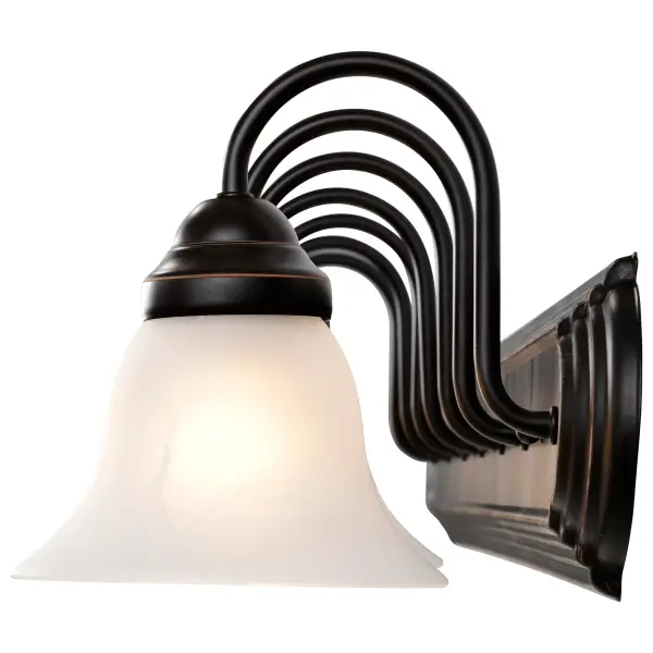 Ballerina 7-Light Vanity with Alabaster Glass Bell Shades - Image 7
