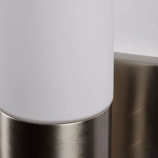 Link 2-Light Vertical Tube Wall Sconce with White Glass - Image 12