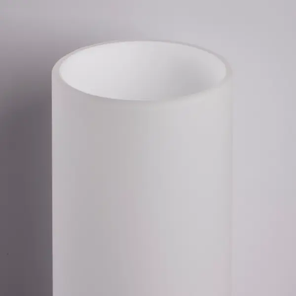 Link 2-Light Vertical Tube Wall Sconce with White Glass - Image 7