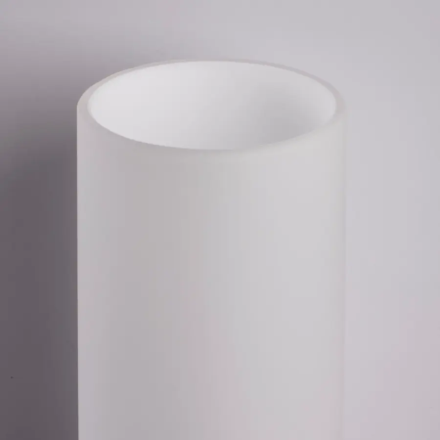 Link 2-Light Vertical Tube Wall Sconce with White Glass - Image 7