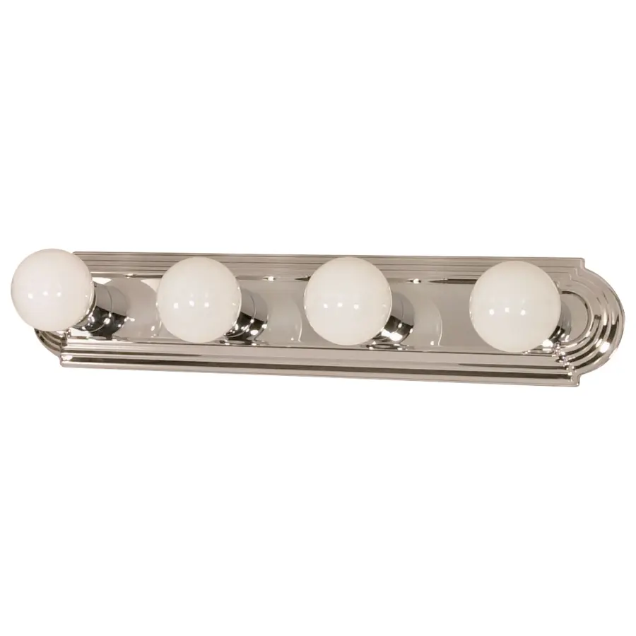 4-Light Racetrack Vanity Light - 24 Inch - Image 1