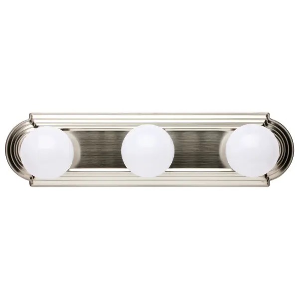 3-Light Racetrack Vanity Light - 18 Inch - Image 3