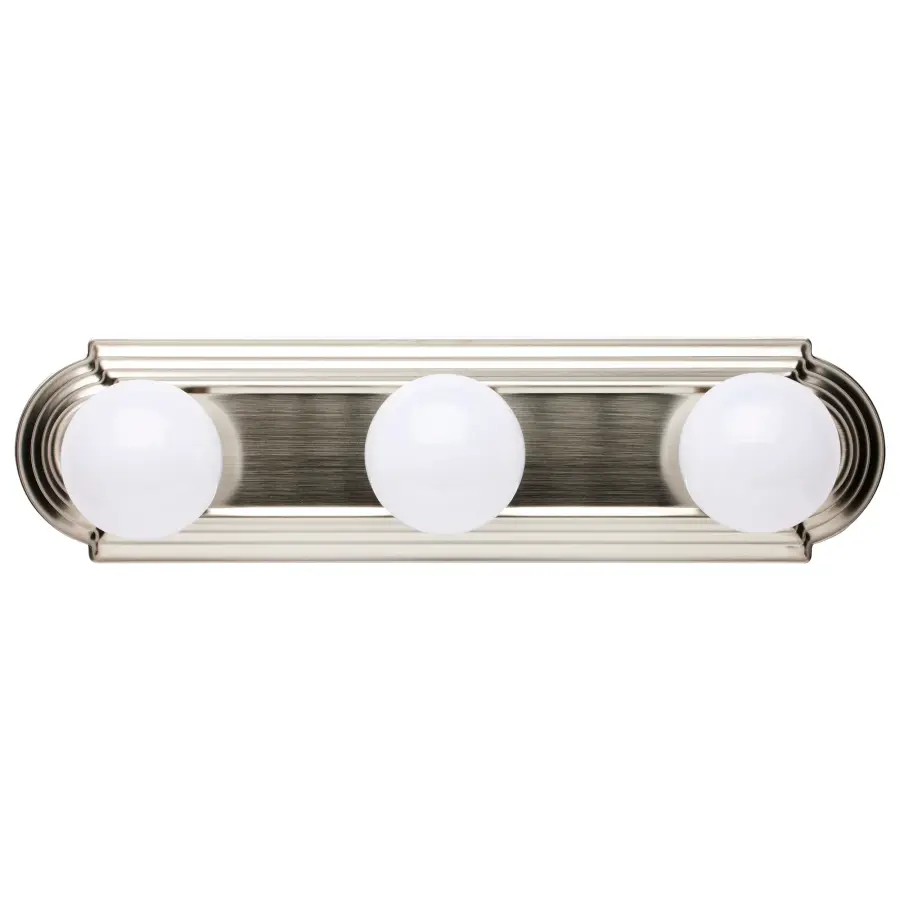 3-Light Racetrack Vanity Light - 18 Inch - Image 3