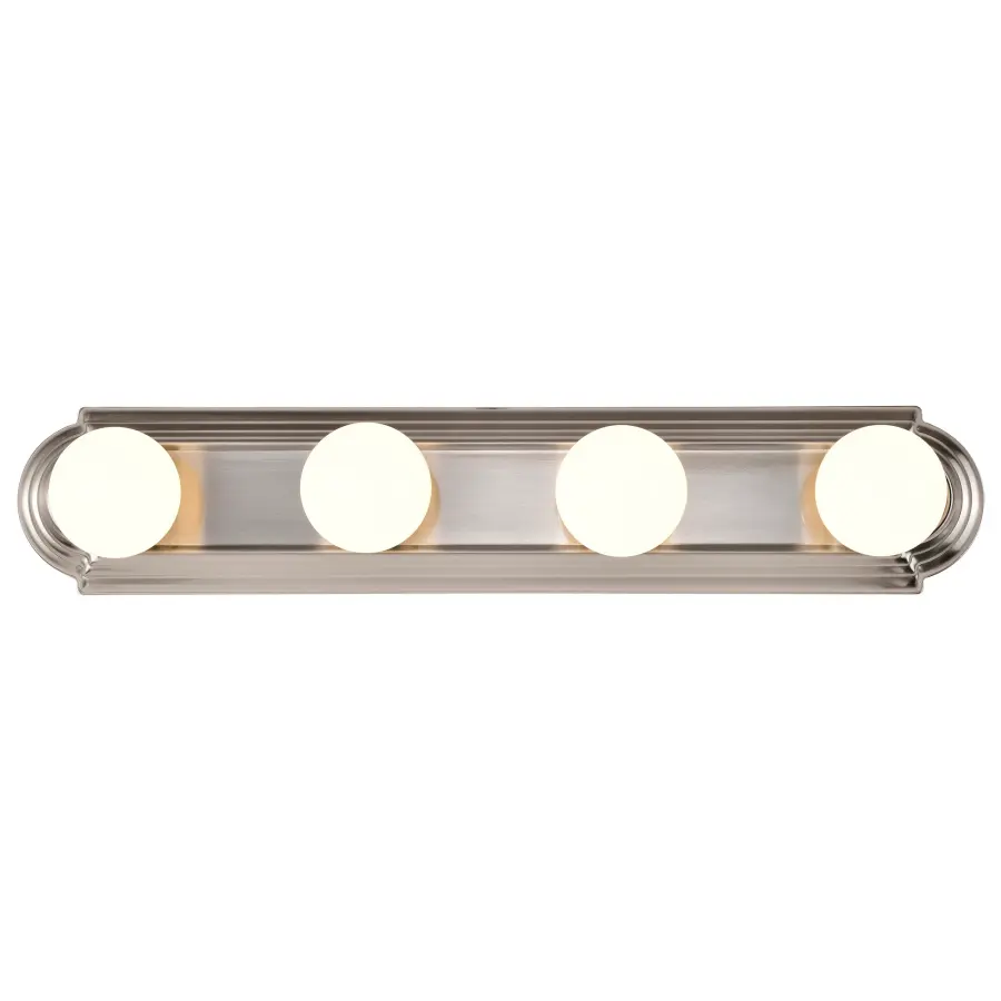 4-Light Racetrack Vanity Light - 24 Inch - Image 2