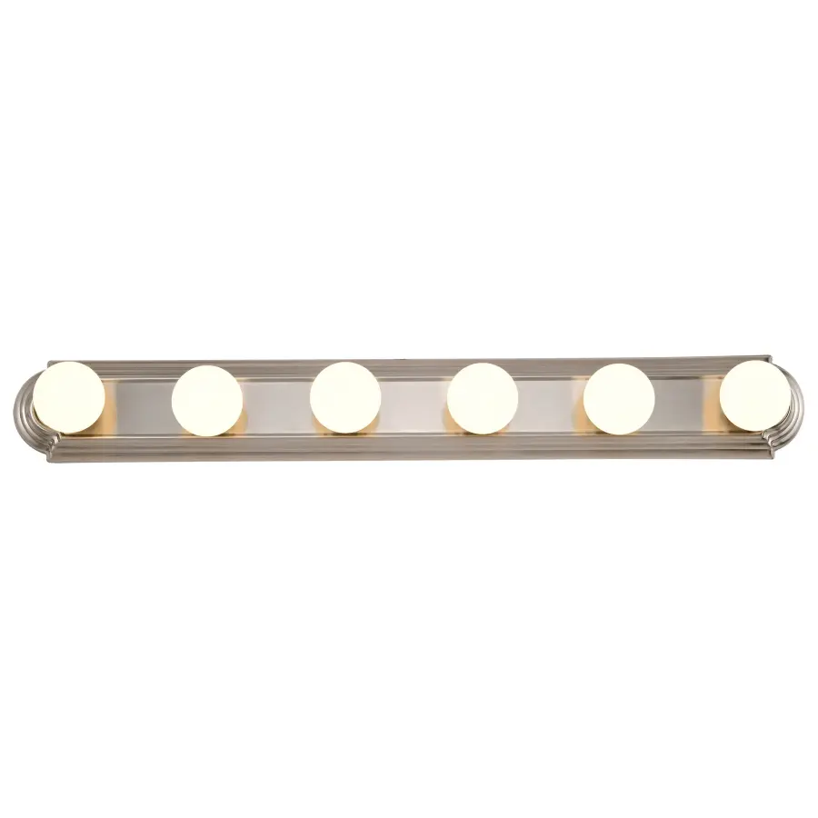 6-Light Racetrack Vanity Light - 36 Inch - Image 5