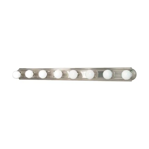 8-Light 48" Racetrack Vanity Light - Image 1