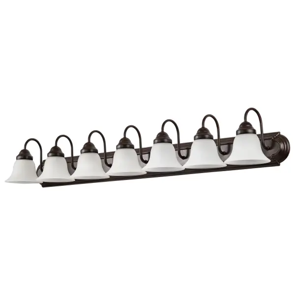 Ballerina 7-Light Vanity with Frosted White Glass - Image 2