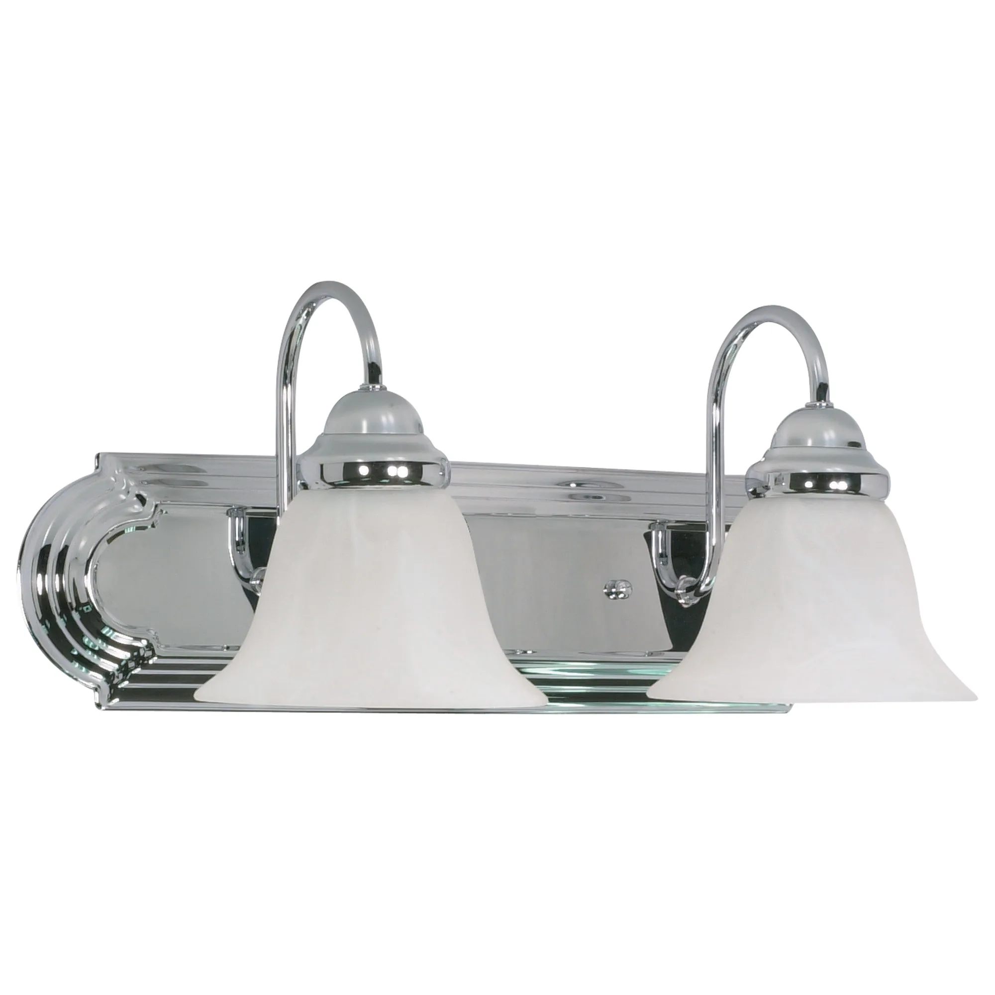 Ballerina 2-Light Vanity with Alabaster Glass