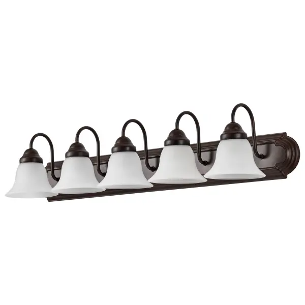 Ballerina 5-Light Vanity with Frosted White Glass - Image 4