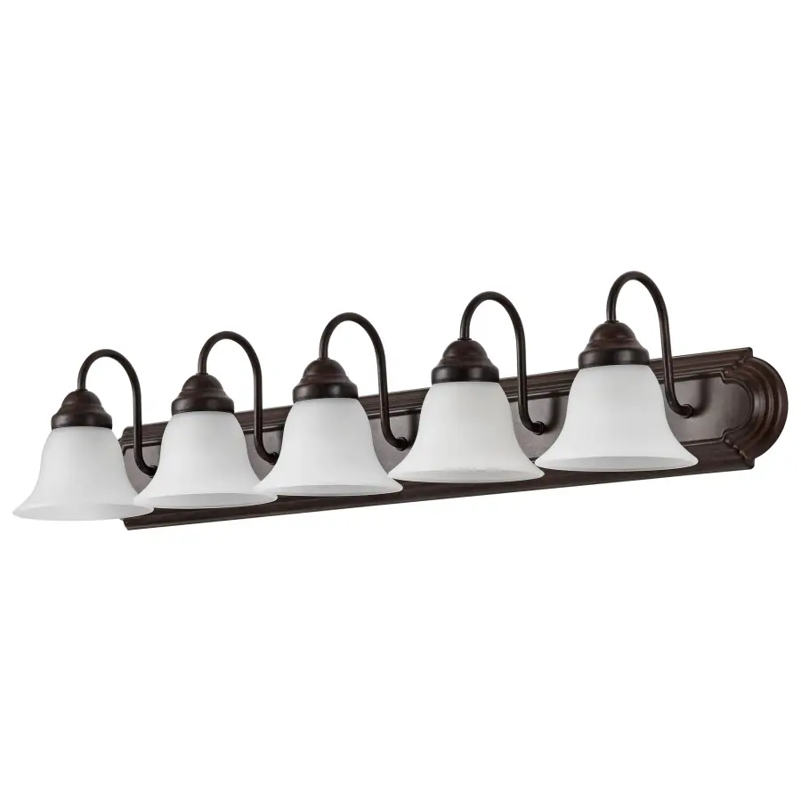 Ballerina 5-Light Vanity with Frosted White Glass - Image 4