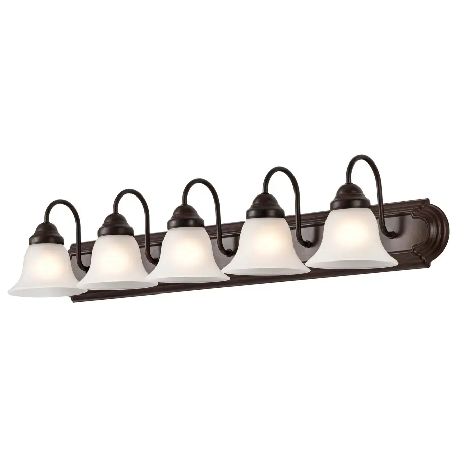 Ballerina 5-Light Vanity with Frosted White Glass - Image 5
