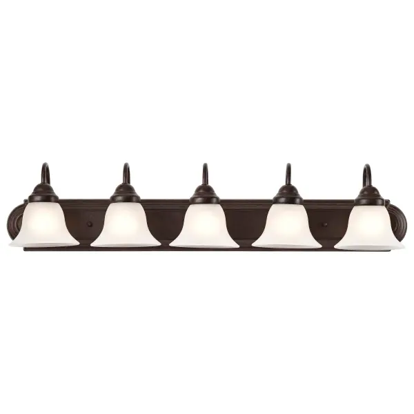 Ballerina 5-Light Vanity with Frosted White Glass - Image 6