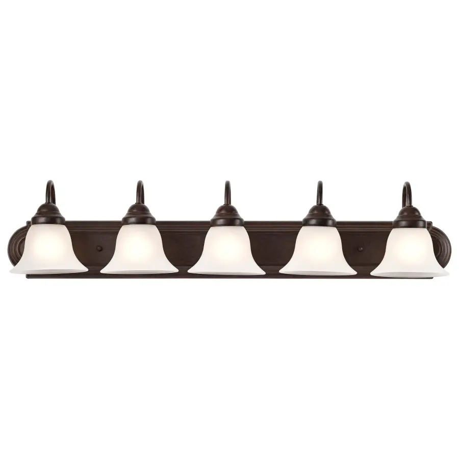 Ballerina 5-Light Vanity with Frosted White Glass - Image 6