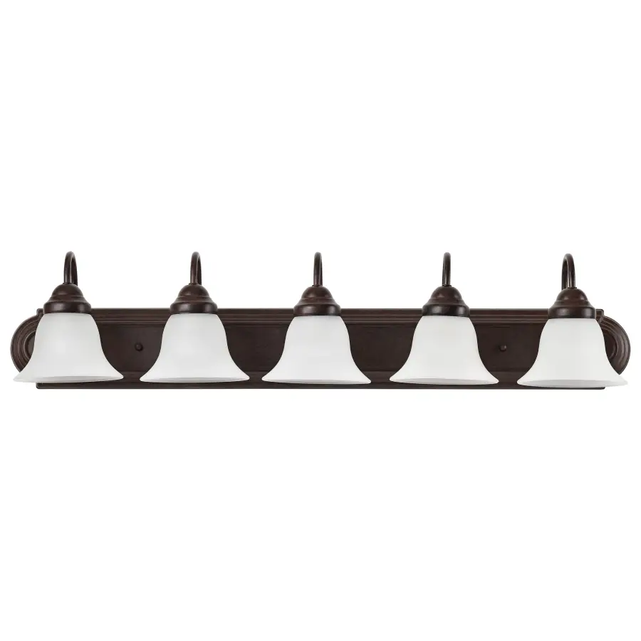 Ballerina 5-Light Vanity with Frosted White Glass - Image 7