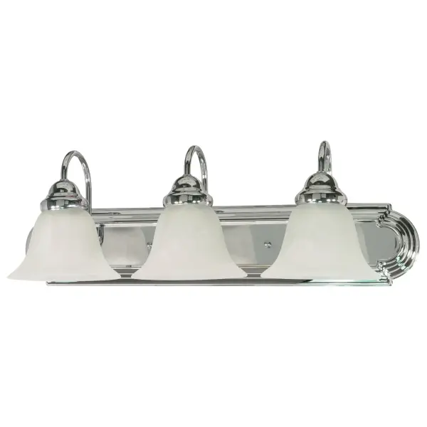 Ballerina 3-Light Vanity with Alabaster Glass - Image 1