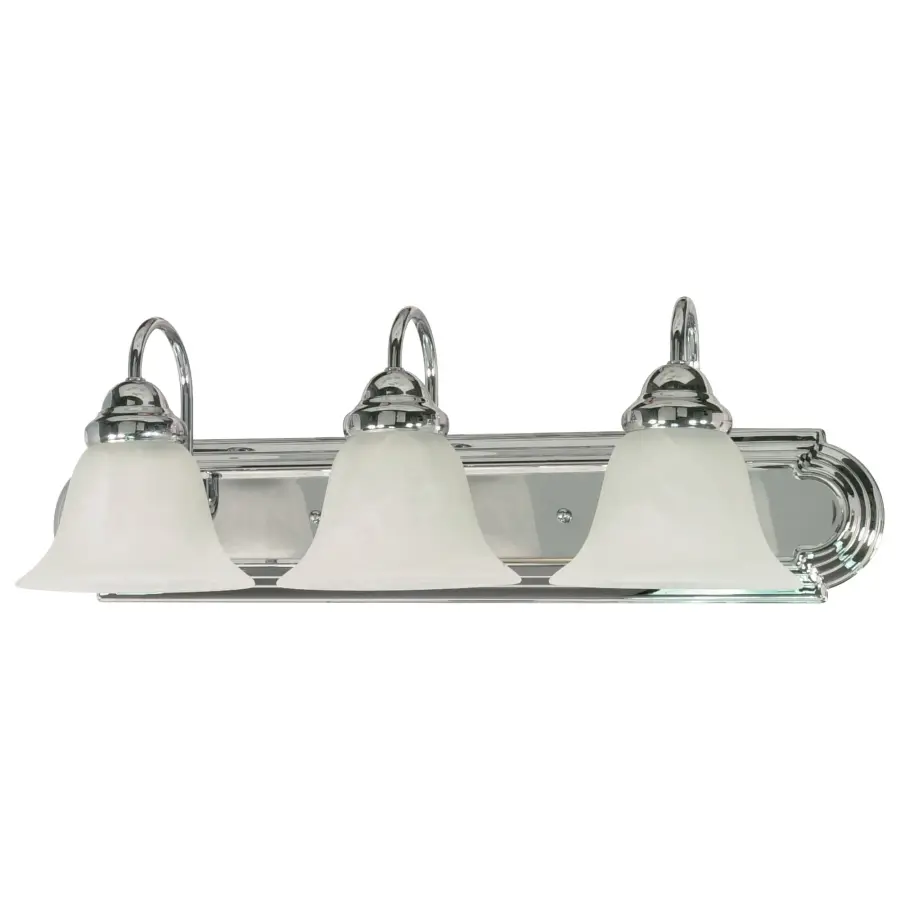 Ballerina 3-Light Vanity with Alabaster Glass - Image 1